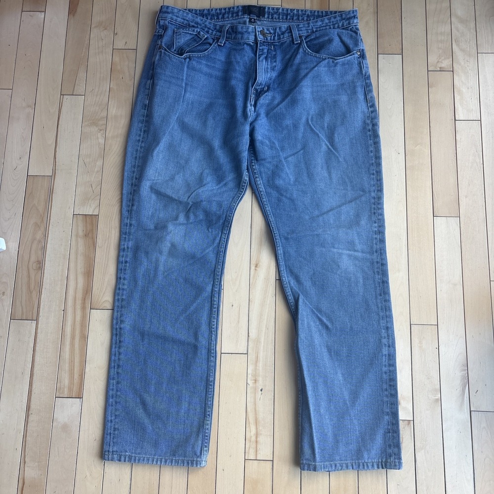 Paige Normandie Jeans Mens 38x30 Straight Leg Stretch Denim Indigo USA